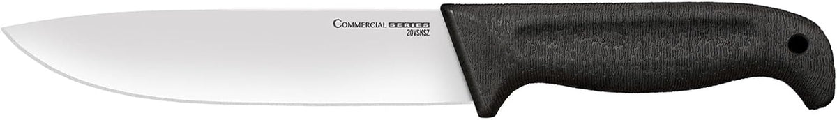 Cold Steel Cleaver 9" Durable Cryo-Quenched German 4116 Stainless Steel Fixed Blade Knife with Kray-Ex Handle Heavy Duty Commercial Grade for Butchery, Kitchen, Hunting & Field Use