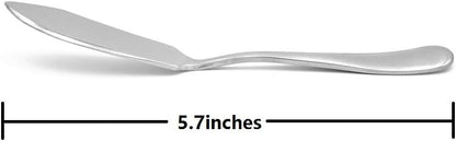 Stainless Steel Butter Knife, Set of 4, Butter Spreader, Breakfast Spreads,Cheese and Condiments