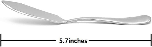 Stainless Steel Butter Knife, Set of 4, Butter Spreader, Breakfast Spreads,Cheese and Condiments