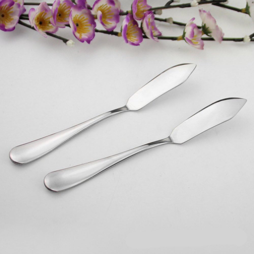 Stainless Steel Butter Knife, Set of 4, Butter Spreader, Breakfast Spreads,Cheese and Condiments