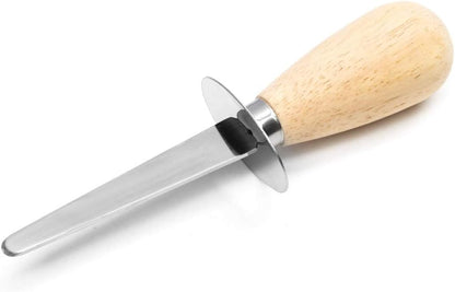 Fox Run Nantucket Seafood Knives, 1.25 x 1.25 x 6 inches, Oyster Knife: Wood Handle