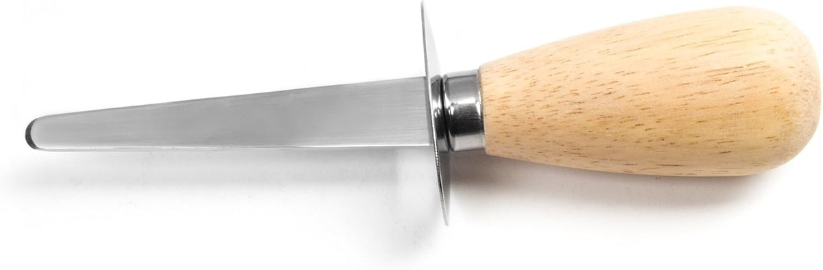 Fox Run Nantucket Seafood Knives, 1.25 x 1.25 x 6 inches, Oyster Knife: Wood Handle