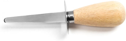 Fox Run Nantucket Seafood Knives, 1.25 x 1.25 x 6 inches, Oyster Knife: Wood Handle