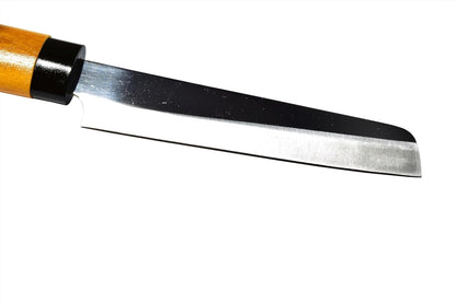 Fruit Knife Japanese Paring Knife with Sheath 8.5” Stainless Steel Blade | Seki Japan Wooden Knife Japanese Petty Knife
