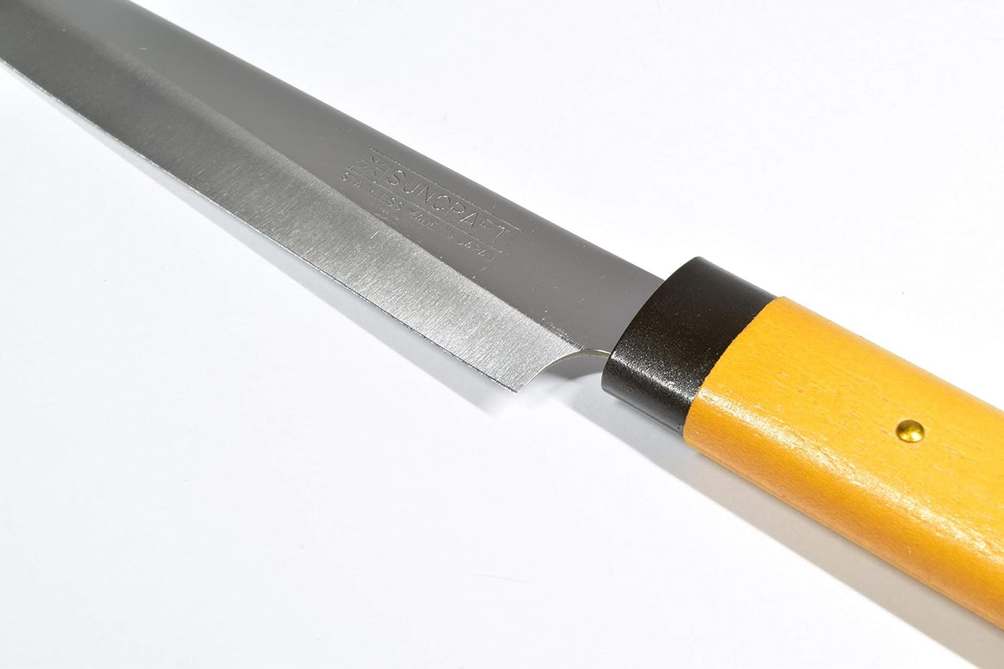 Fruit Knife Japanese Paring Knife with Sheath 8.5” Stainless Steel Blade | Seki Japan Wooden Knife Japanese Petty Knife