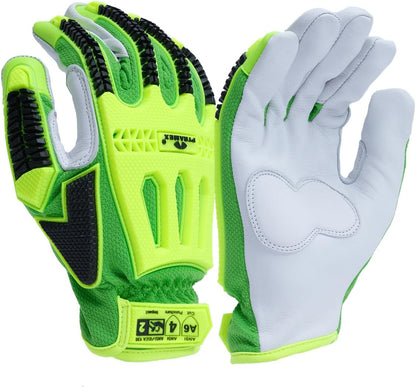 Pyramex Premium Goatskin Safety Gloves With A6 Cut Level And Impact Protection Size XL