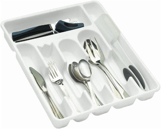 Cutlery Tray, Large, White