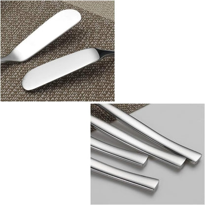 8-Piece Stainless Steel Cheese Spreaders Knives, Butter Spreader