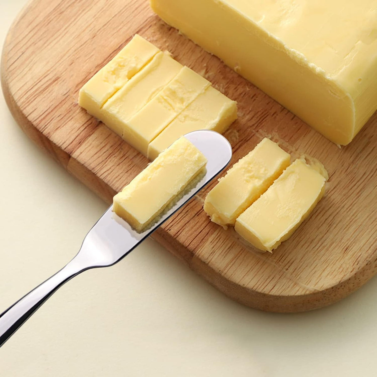 8-Piece Stainless Steel Cheese Spreaders Knives, Butter Spreader