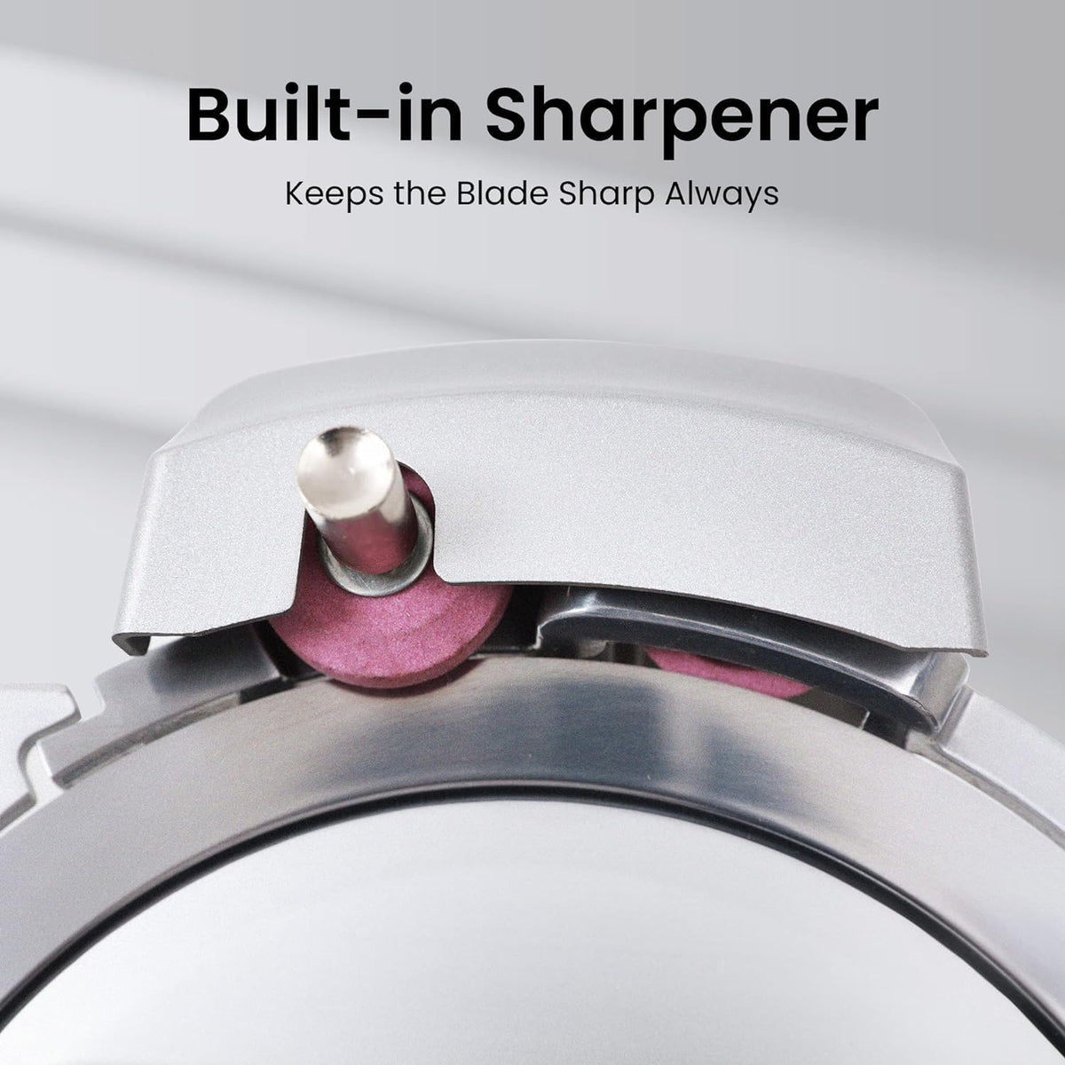 8" Commercial Meat Slicer Built-in Sharpener | Electric Meat Slicer, 1/4 HP, Italian Carbon Steel Blade, Adjustable Thickness, Deli Meat Slicer for Meat, Cheese, Bread