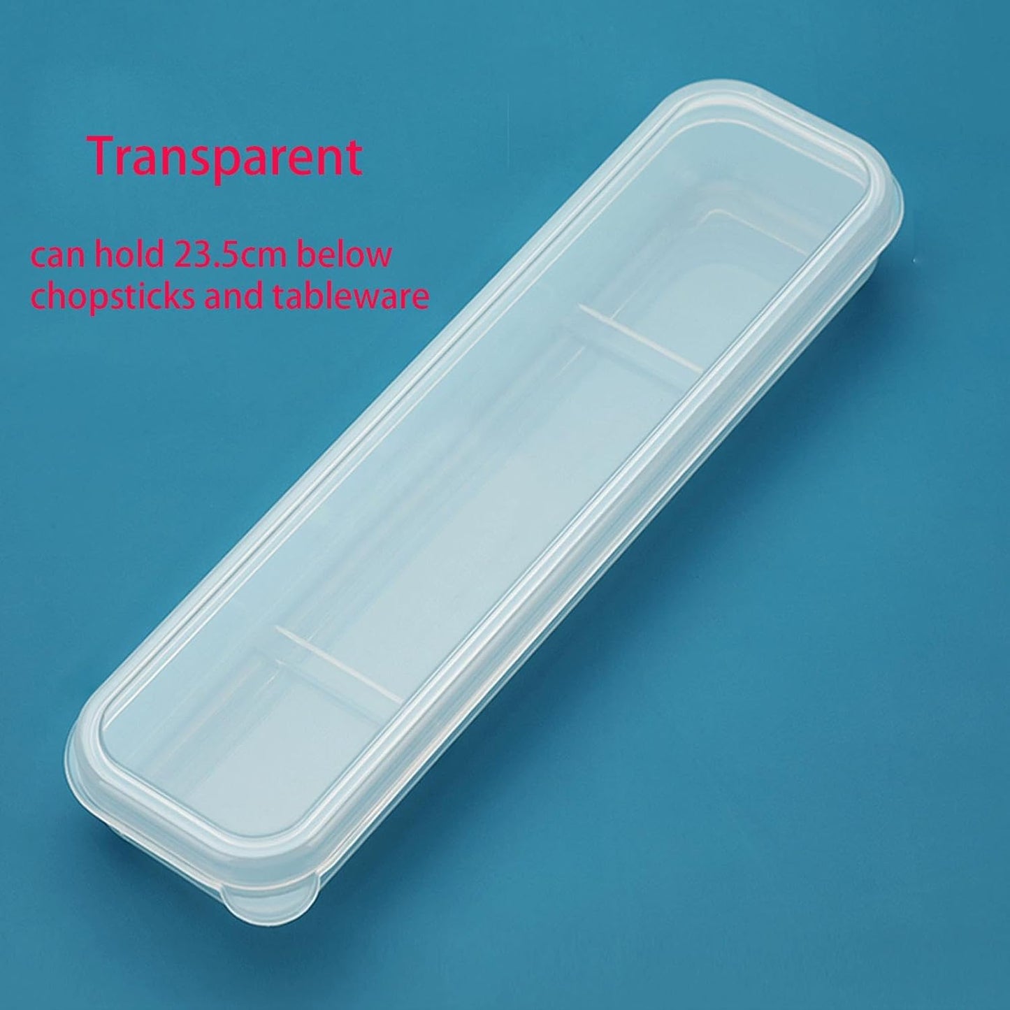 2Pcs Simple Utensil Holder with Lid, Portable Flatware Box Travel Tableware Storage Case, Simple Tableware Storage Box Case for Cutlery Kit (White、Black)