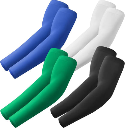 Arm Sleeves, Cooling UV Sun Protection Sports Compression for Men/Women - Colors B