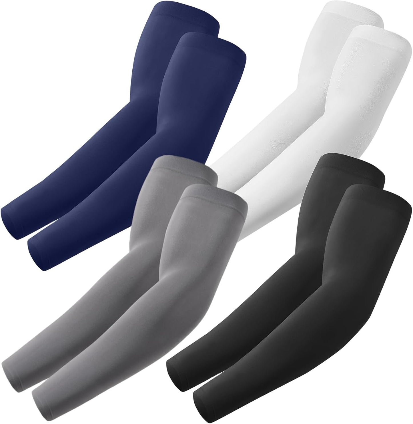Arm Sleeves, Cooling UV Sun Protection Sports Compression for Men/Women - Colors B