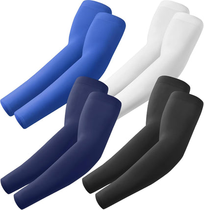 Arm Sleeves, Cooling UV Sun Protection Sports Compression for Men/Women - Colors B