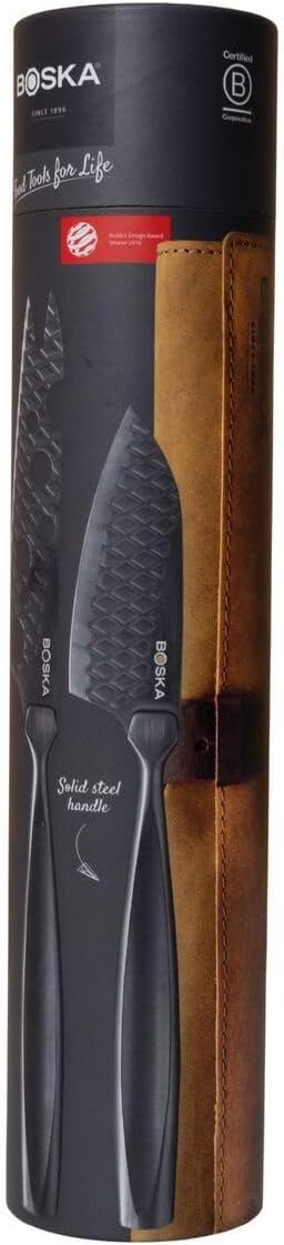 307089 Monaco+ Cheese Knife Set, Full-Size, Black