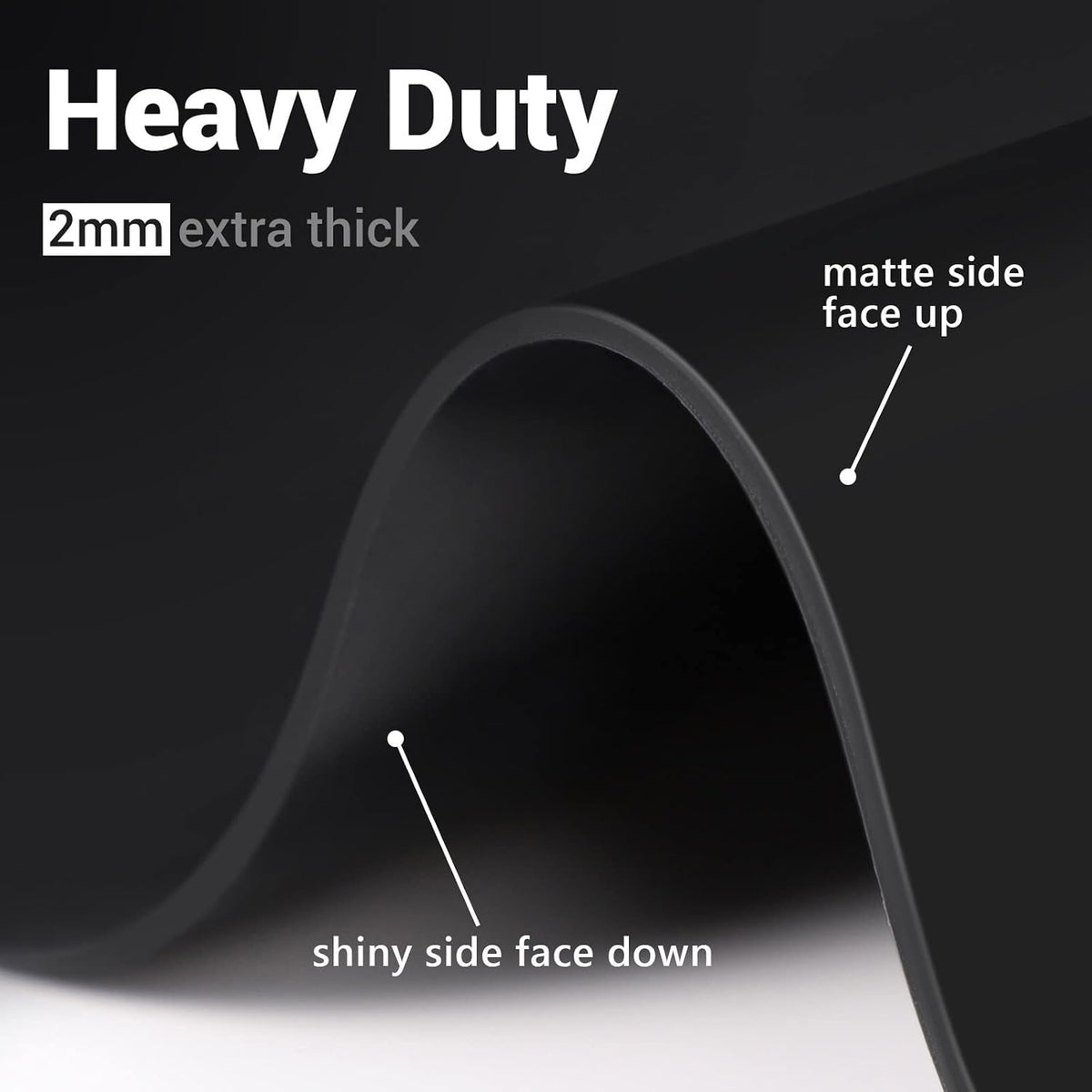 35.6x23.5 Inch Extra Large Silicone Mats for Kitchen Counter, 2MM Thick Heat Resistant Coffee Mat Bar Mat, Glass Top Stove Cover Countertop Protector for Air Fryer, Baking, Crafts, Black