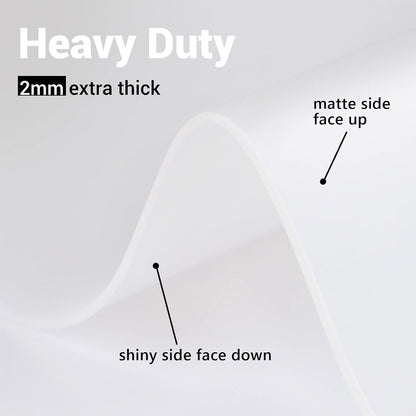 35.6x23.5 Inch Extra Large Silicone Mats for Kitchen Counter, 2MM Thick Heat Resistant Coffee Mat Bar Mat, Glass Top Stove Cover Countertop Protector for Air Fryer, Baking, Crafts, Black