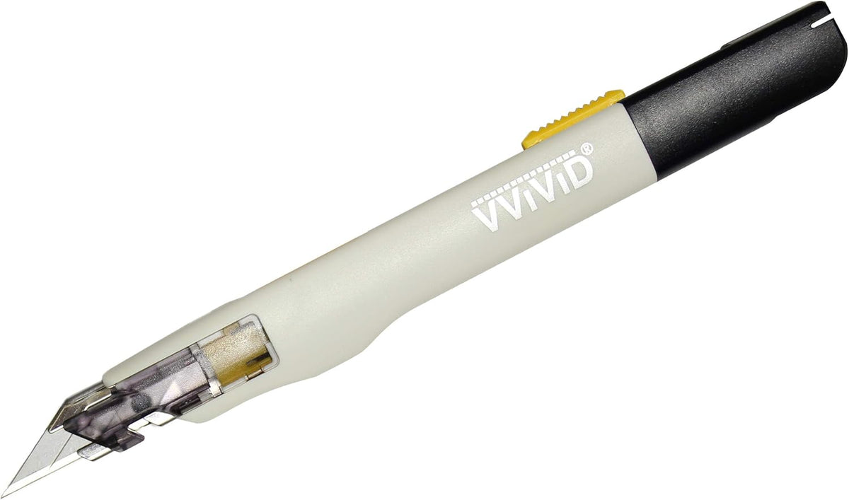 VViViD Premium Retractable Precision Balanced Multi-Use Utility Cutting Knife for Automotive Vinyl Wraps
