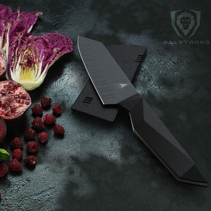 7" Santoku Knife - Titanium Nitride Coated