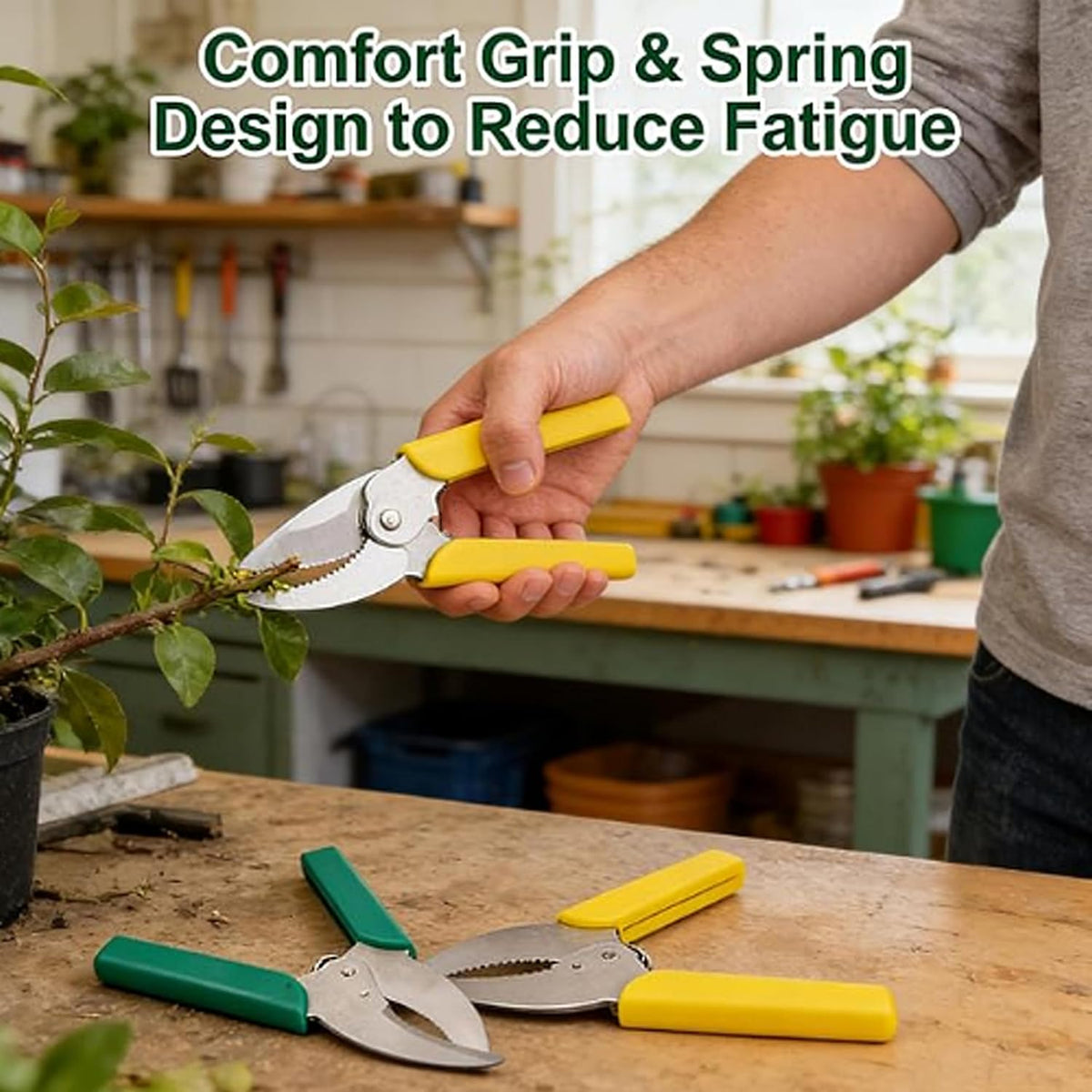 Gardening Scissors Grafting Tool Branch Cutter for Fruit Trees