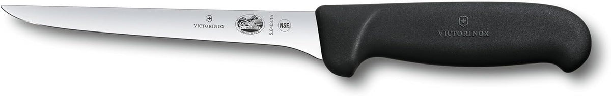 Fibrox 5 Inch Boning Knife - Dishwasher Safe and Ergonomic Handle, Black