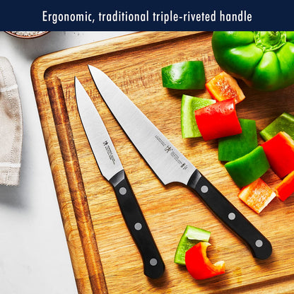 Solution Knife Set, Razor-Sharp, German Engineered, Brown