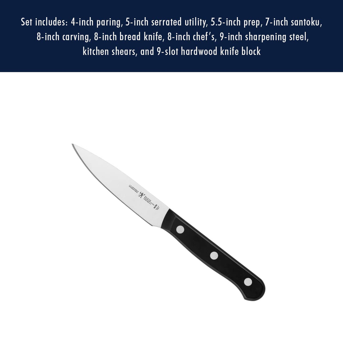 Solution Knife Set, Razor-Sharp, German Engineered, Brown