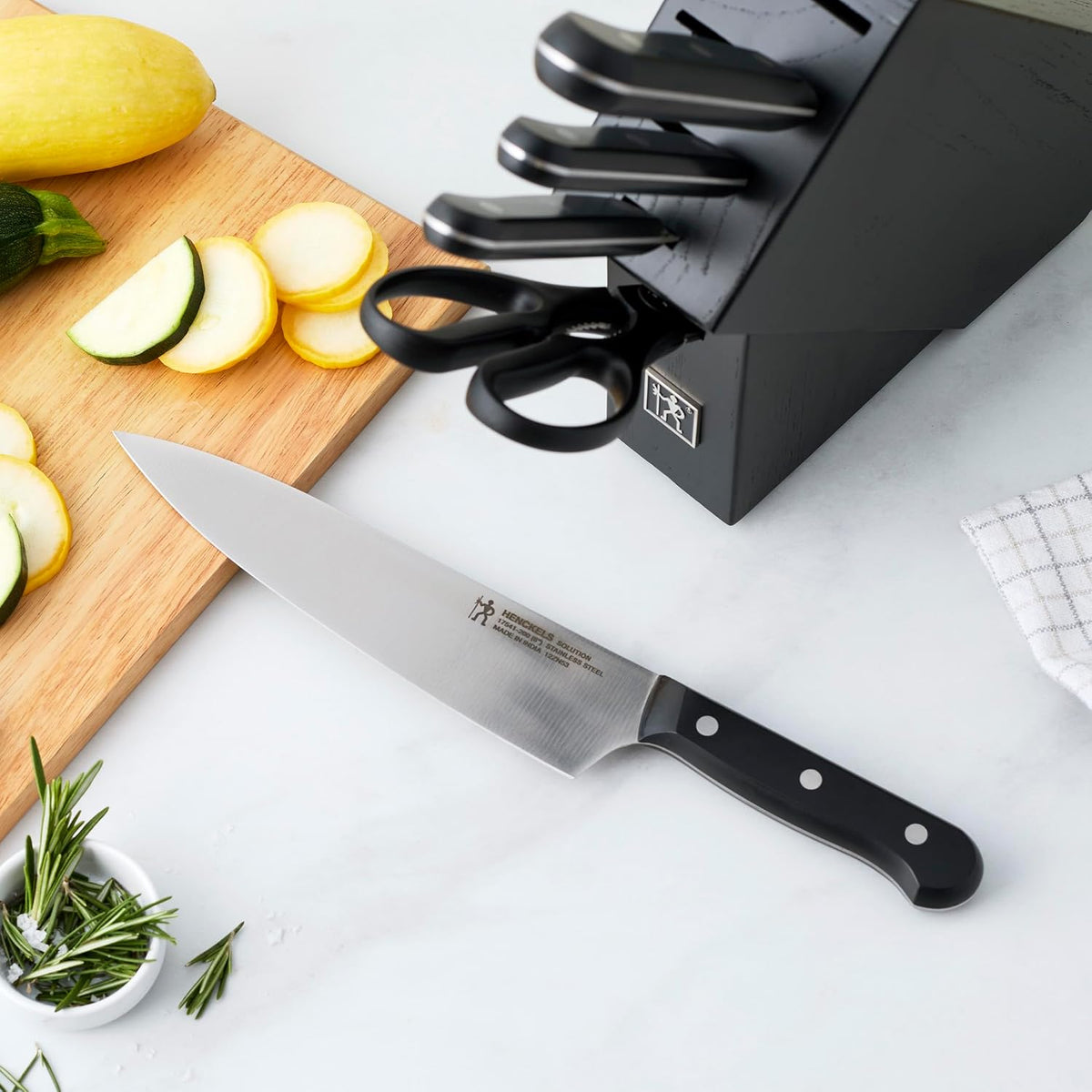 Solution Knife Set, Razor-Sharp, German Engineered, Brown