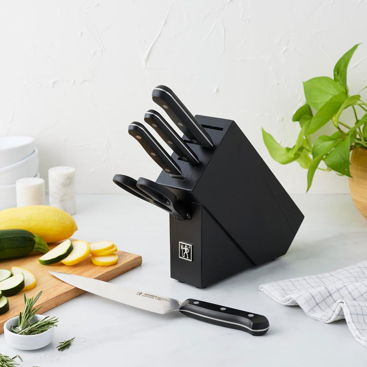 Solution Knife Set, Razor-Sharp, German Engineered, Brown