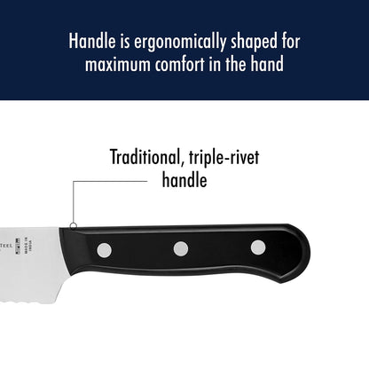 Solution Knife Set, Razor-Sharp, German Engineered, Brown
