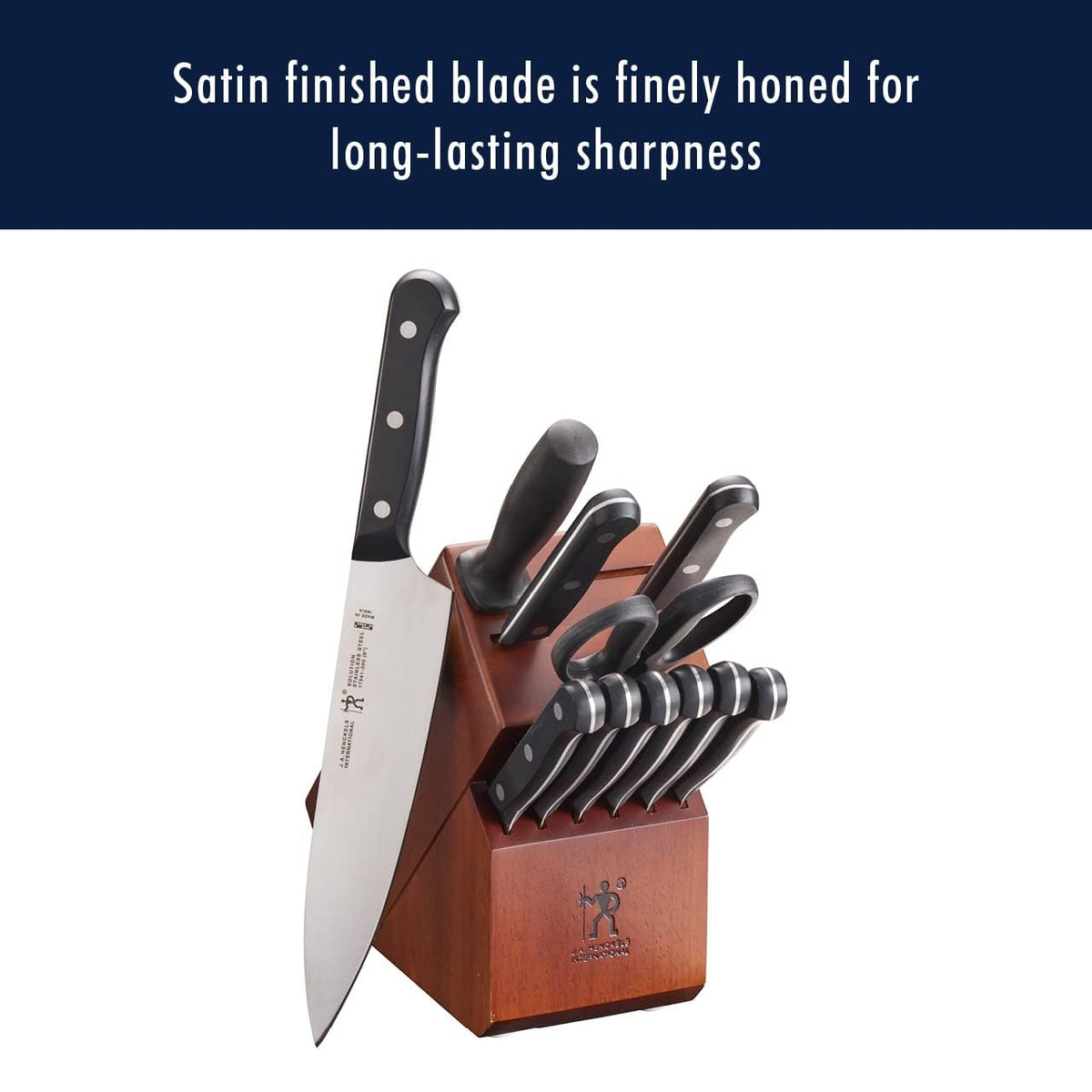 Solution Knife Set, Razor-Sharp, German Engineered, Brown