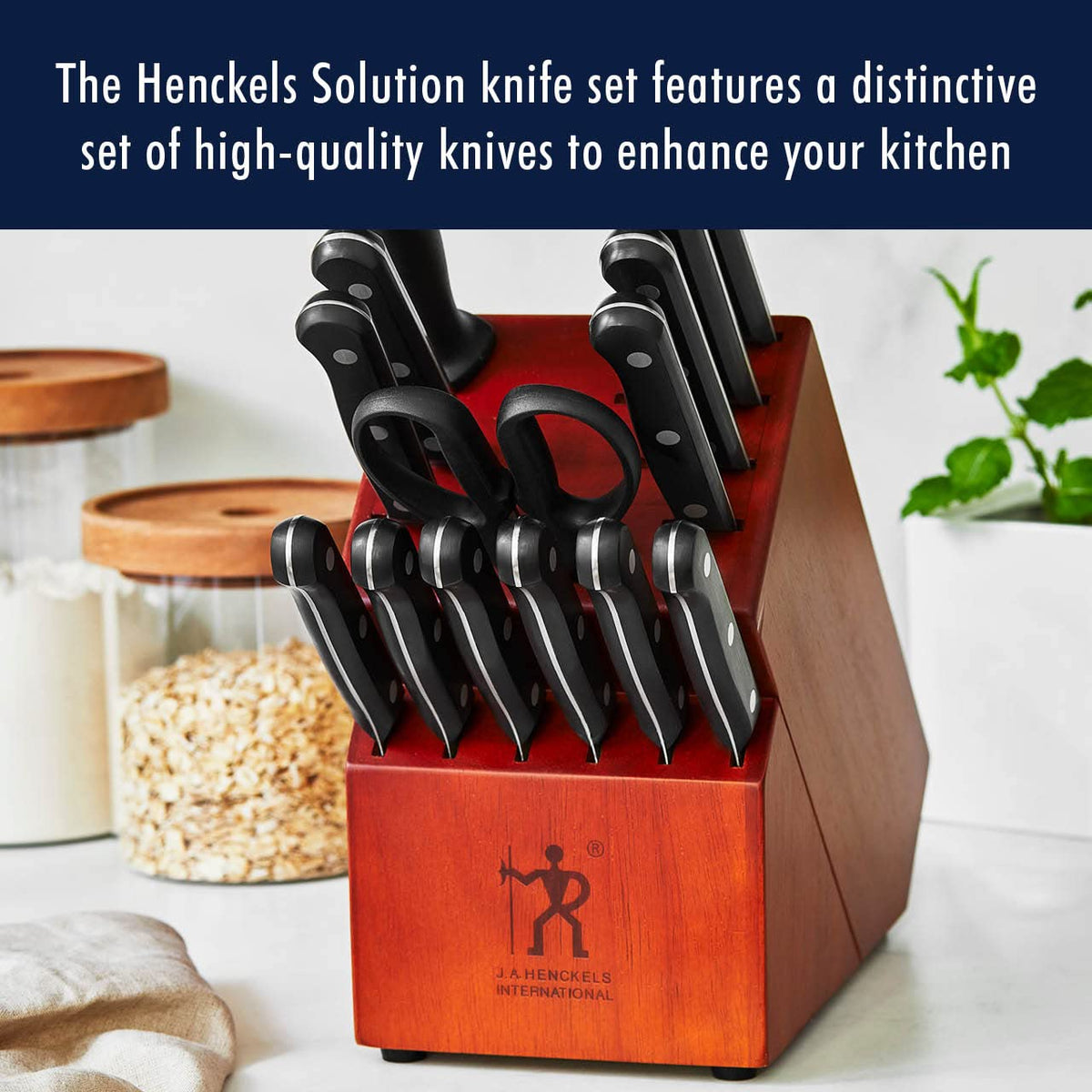 Solution Knife Set, Razor-Sharp, German Engineered, Brown