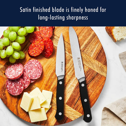 Solution Knife Set, Razor-Sharp, German Engineered, Brown