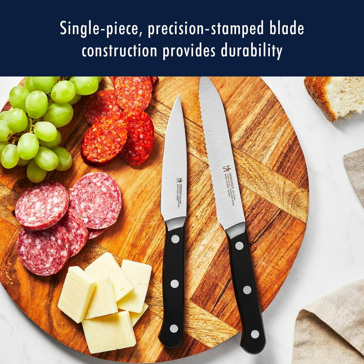 Solution Knife Set, Razor-Sharp, German Engineered, Brown