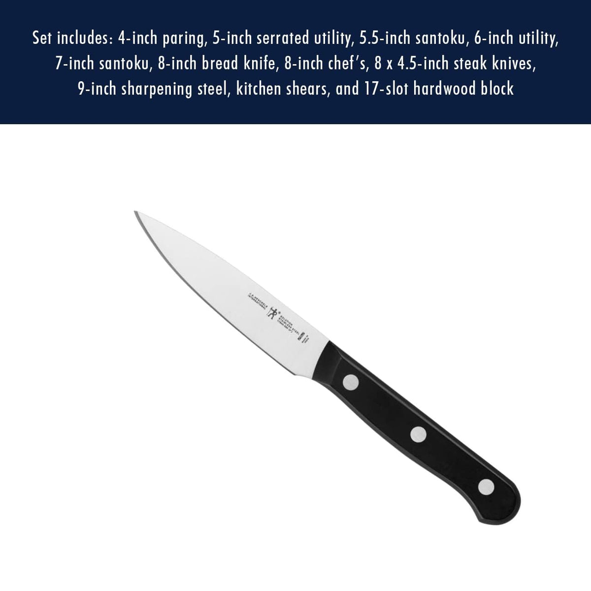Solution Knife Set, Razor-Sharp, German Engineered, Brown