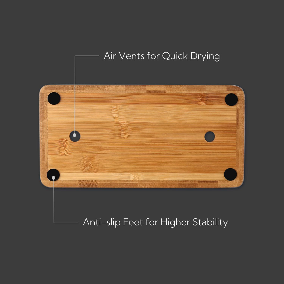 XL Acacia Wood Universal Knife Block with Slots for Scissors and Sharpening Rod, Safe, Space Saver Knives Storage Stand Display without Knives, Unique Slot Design to Protect Blade