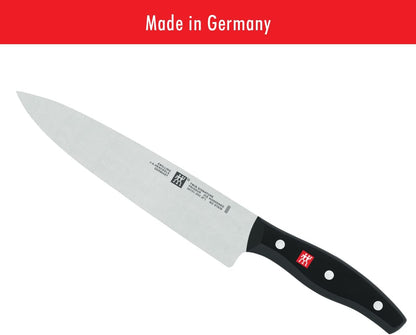 ZWILLING Twin Signature 8-Inch German Chef Knife, Kitchen Chef Knife, Stainless Steel Knife, Black