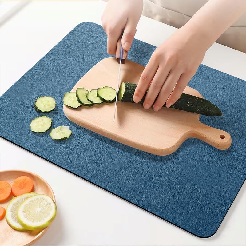 20” x 15.75” Non-Adhesive Non-Slip Cutting Board Mat, Multi-Purpose Non-Slip Pad for Chefs & Home Cooks, Grip Mat Under Kitchen Cutting Boards, Drawer Liners,4mm thick (Gray)