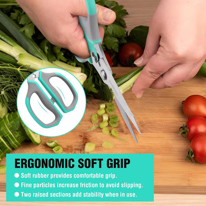 Kitchen Scissors for Food, 8-1/4" Kitchen Scissors All Purpose