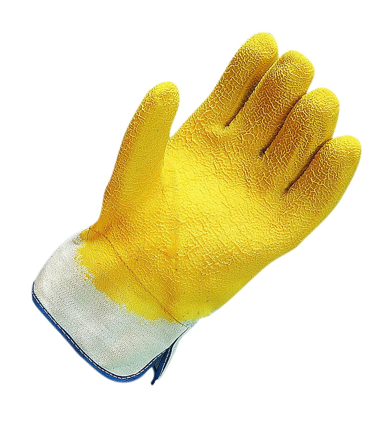 1000 Rubber Oyster Shucking Glove with Cotton Lining (Pack of 2),Yellow