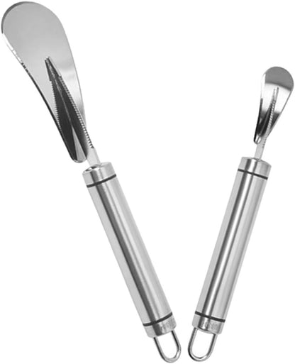 2pcs Citrus Peeler Ergonomic Grapefruit Knife and Orange Opener Tool Stainless Steel Fruit Peeler for Easy Peeling of Oranges Lemons and Grapefruits Kitchen Gadget