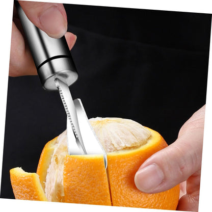 2pcs Citrus Peeler Ergonomic Grapefruit Knife and Orange Opener Tool Stainless Steel Fruit Peeler for Easy Peeling of Oranges Lemons and Grapefruits Kitchen Gadget