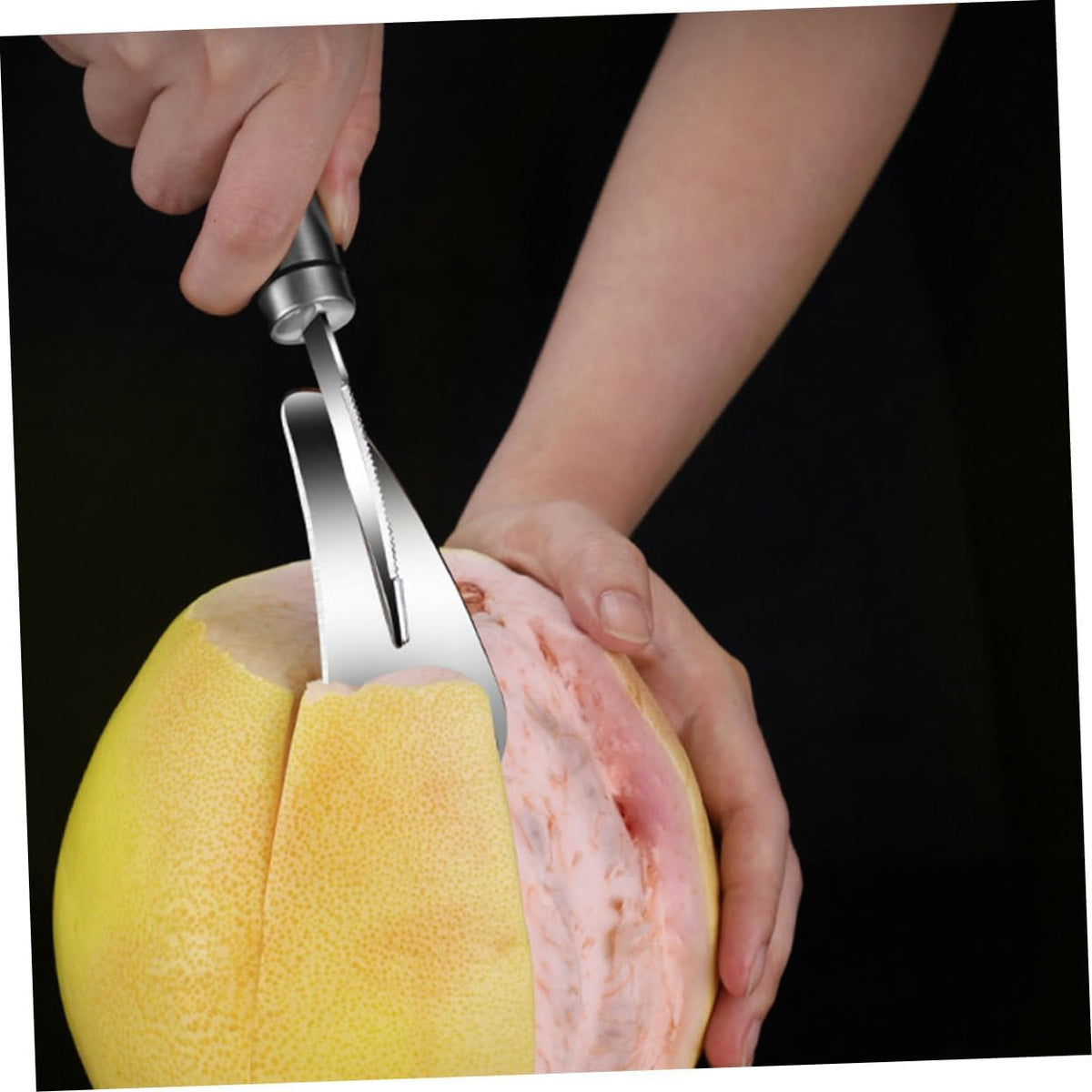 2pcs Citrus Peeler Ergonomic Grapefruit Knife and Orange Opener Tool Stainless Steel Fruit Peeler for Easy Peeling of Oranges Lemons and Grapefruits Kitchen Gadget