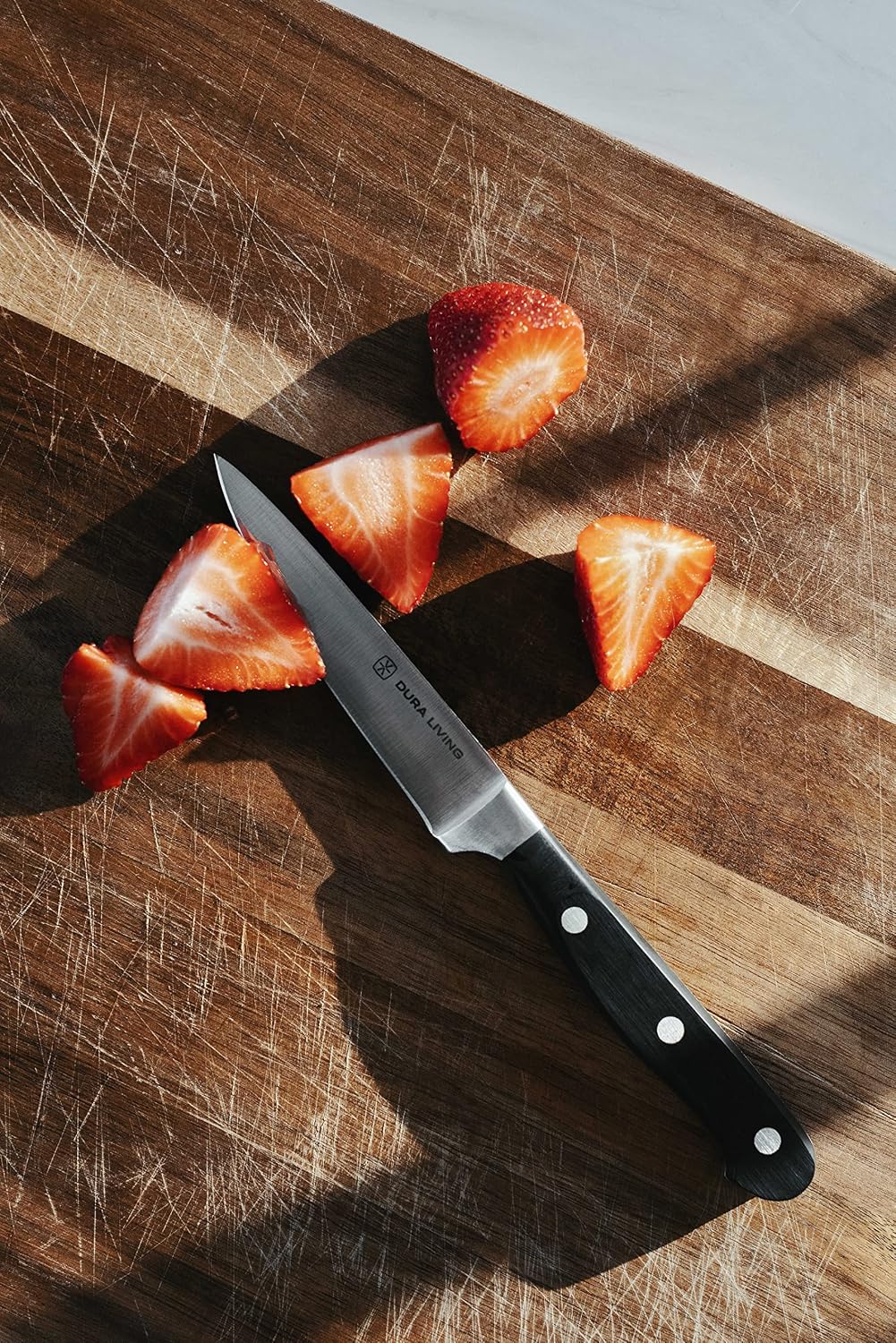 7-Inch Santoku Knife - Razor-Sharp High-Carbon Stainless Steel Blade, Forged Ergonomic Riveted Handle, Chef Knife for Chopping, Slicing & Dicing, Multipurpose Kitchen Knife, Home Chef