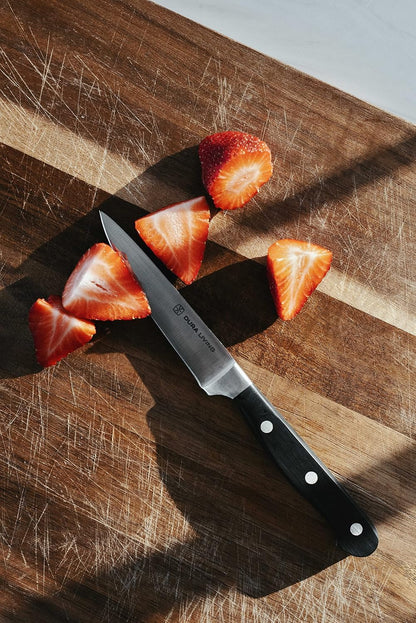7-Inch Santoku Knife - Razor-Sharp High-Carbon Stainless Steel Blade, Forged Ergonomic Riveted Handle, Chef Knife for Chopping, Slicing & Dicing, Multipurpose Kitchen Knife, Home Chef