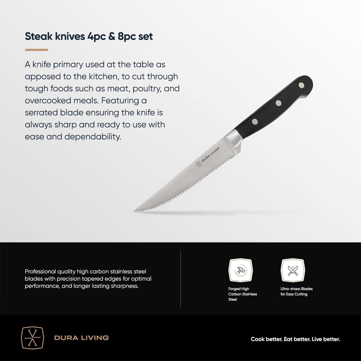 7-Inch Santoku Knife - Razor-Sharp High-Carbon Stainless Steel Blade, Forged Ergonomic Riveted Handle, Chef Knife for Chopping, Slicing & Dicing, Multipurpose Kitchen Knife, Home Chef