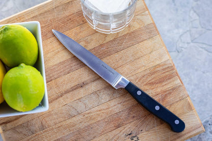 7-Inch Santoku Knife - Razor-Sharp High-Carbon Stainless Steel Blade, Forged Ergonomic Riveted Handle, Chef Knife for Chopping, Slicing & Dicing, Multipurpose Kitchen Knife, Home Chef