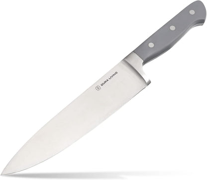 7-Inch Santoku Knife - Razor-Sharp High-Carbon Stainless Steel Blade, Forged Ergonomic Riveted Handle, Chef Knife for Chopping, Slicing & Dicing, Multipurpose Kitchen Knife, Home Chef