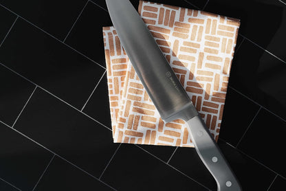7-Inch Santoku Knife - Razor-Sharp High-Carbon Stainless Steel Blade, Forged Ergonomic Riveted Handle, Chef Knife for Chopping, Slicing & Dicing, Multipurpose Kitchen Knife, Home Chef