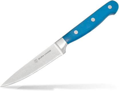 7-Inch Santoku Knife - Razor-Sharp High-Carbon Stainless Steel Blade, Forged Ergonomic Riveted Handle, Chef Knife for Chopping, Slicing & Dicing, Multipurpose Kitchen Knife, Home Chef